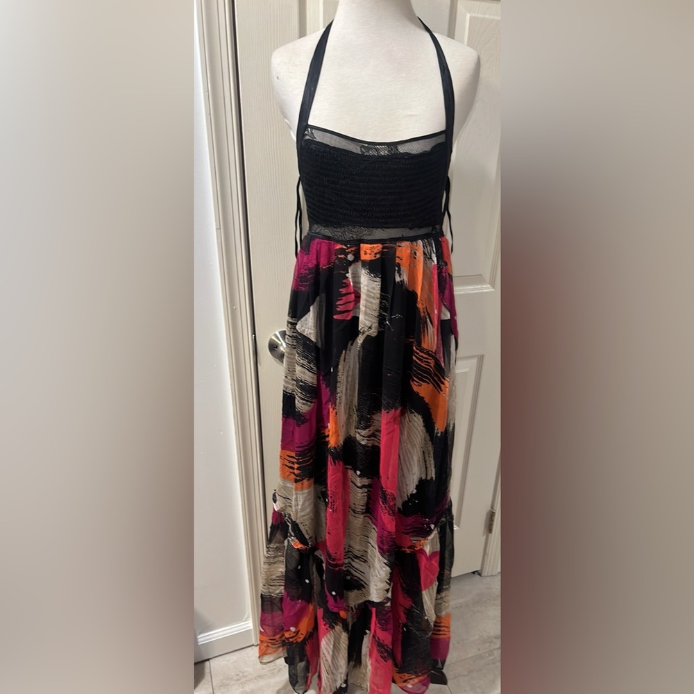 Bebe Maxi Dress Womens Size small